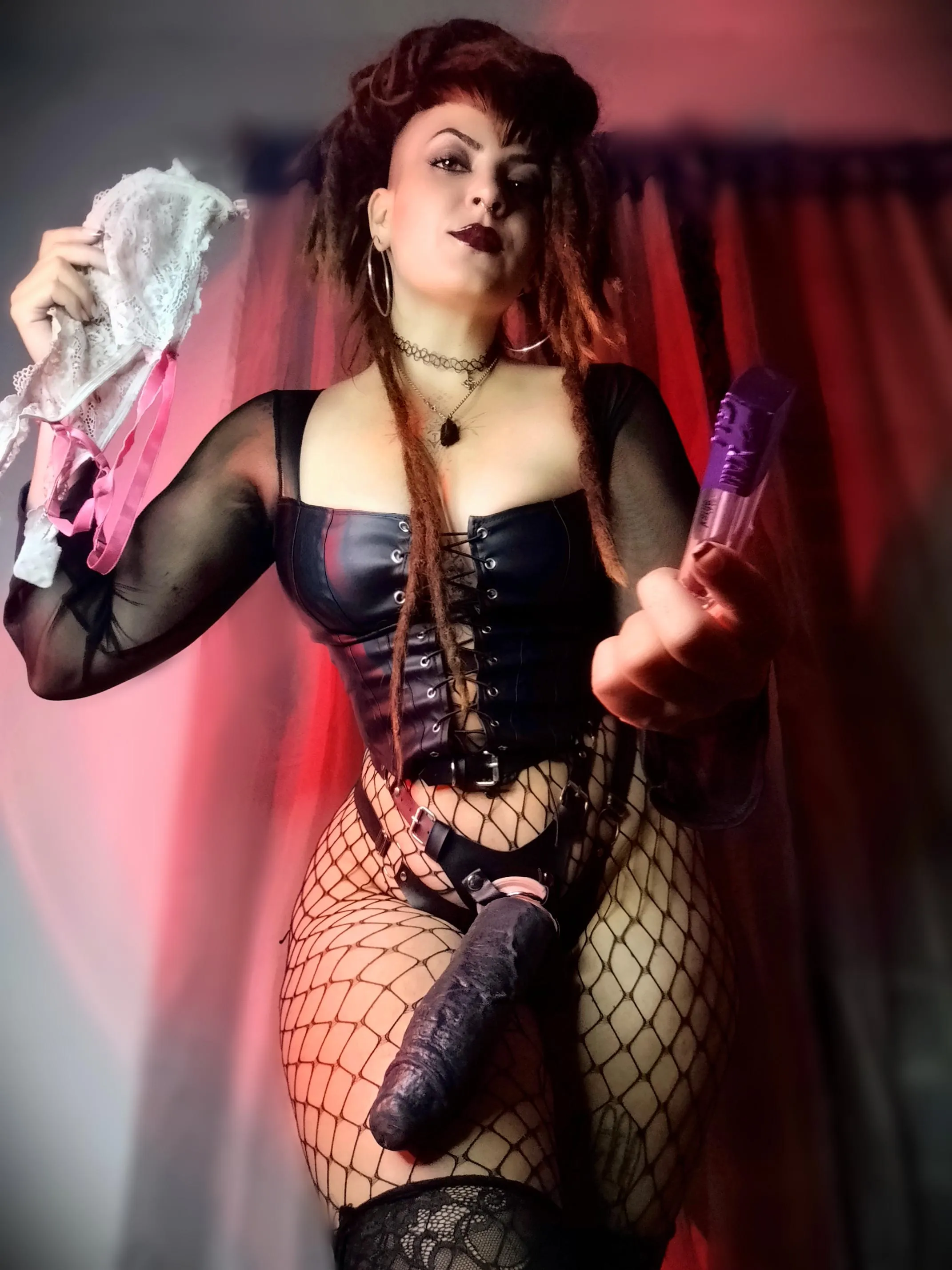 You’ll wear the bra. You’ll wear the lipstick. And you’ll take every inch like a good little bimbo. Isn’t that what you’ve always wanted?