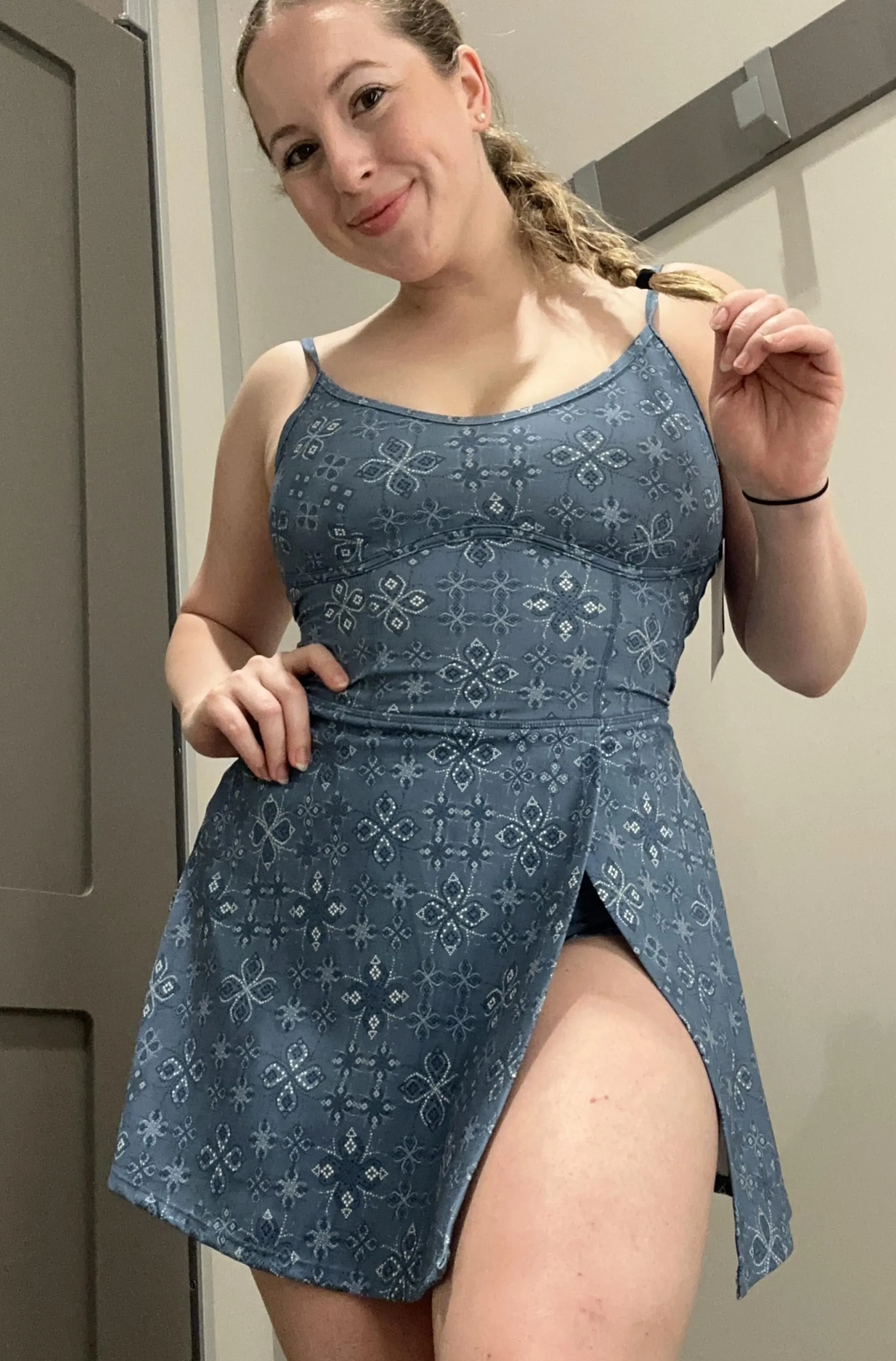 Wearing my sun dress at the office