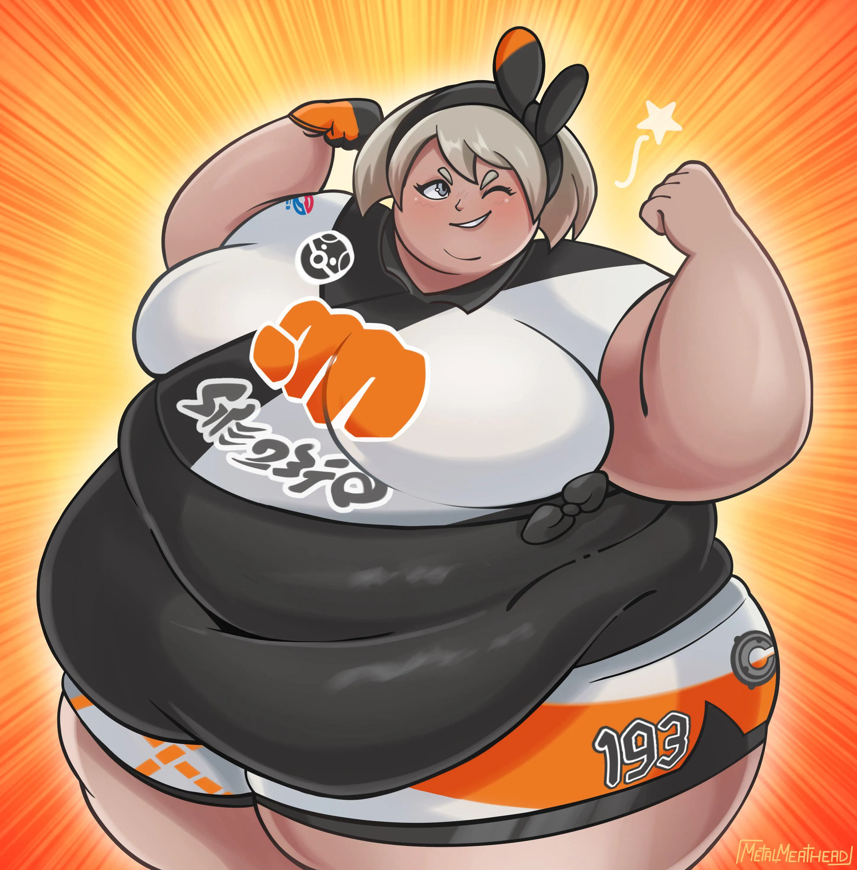 Bea's Bulking Up (By MeatHeadArt)