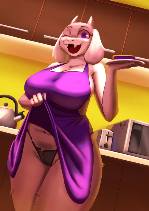Toriel offering more than just dessert (F) (Nyx Whisker)