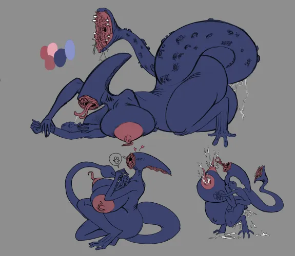 Alien Queen x Anon [MF] (Art by me, concept by fellow user u/relation_certain)