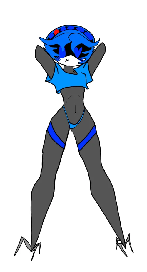 Bad drawing if my OC lol