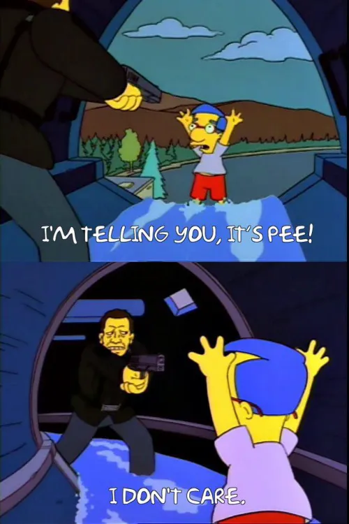 But what if... I were to urinate and disguise it as my own ejaculate? Ho-ho-ho-ho-ho. Delightfully devilish.