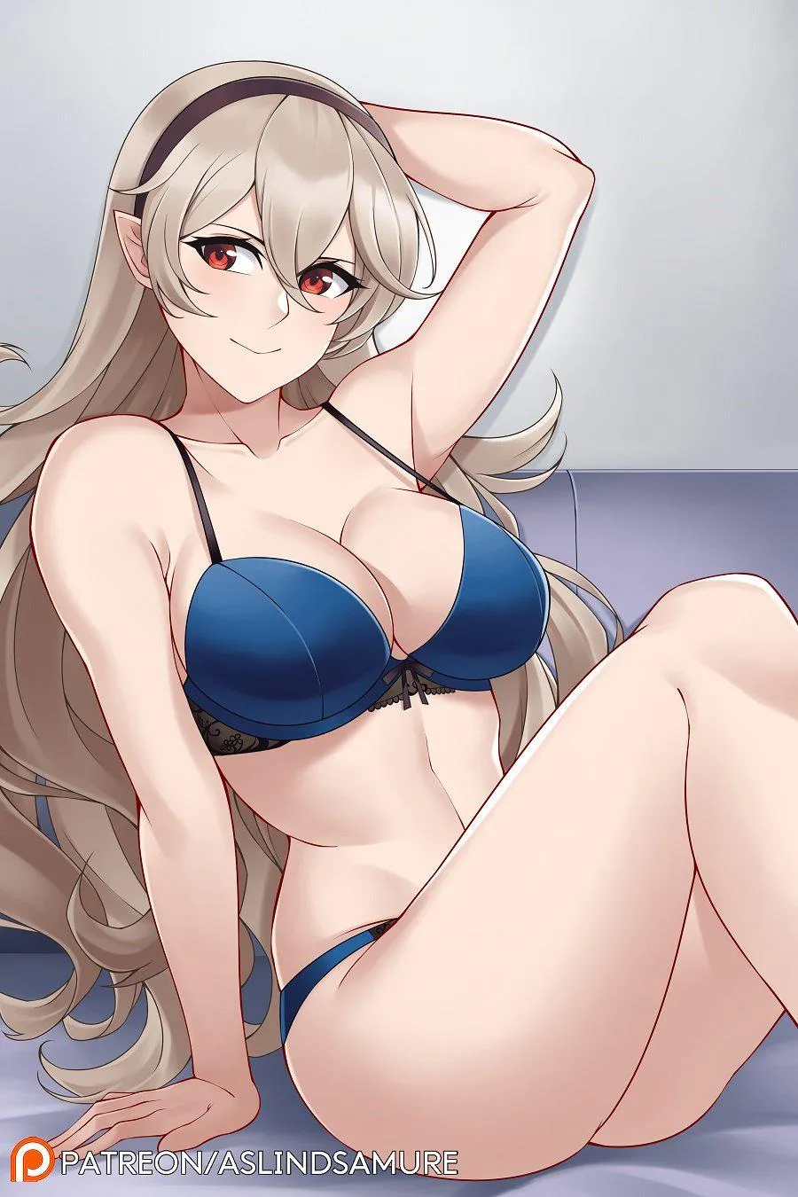 Corrin in Dark Blue Bikini (Aslind Samure)