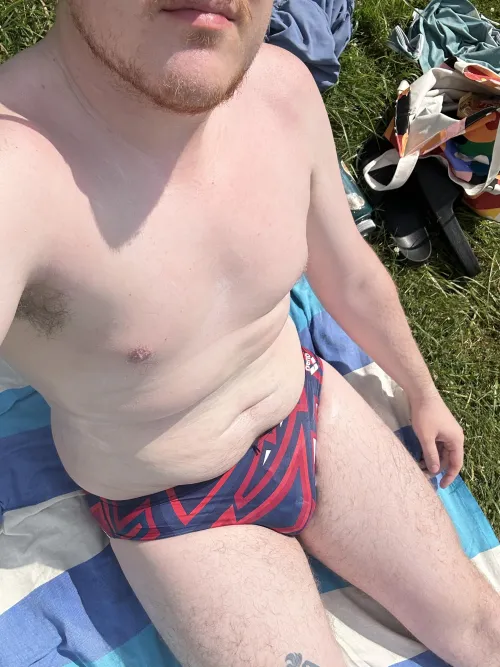 Finally enjoying the pool