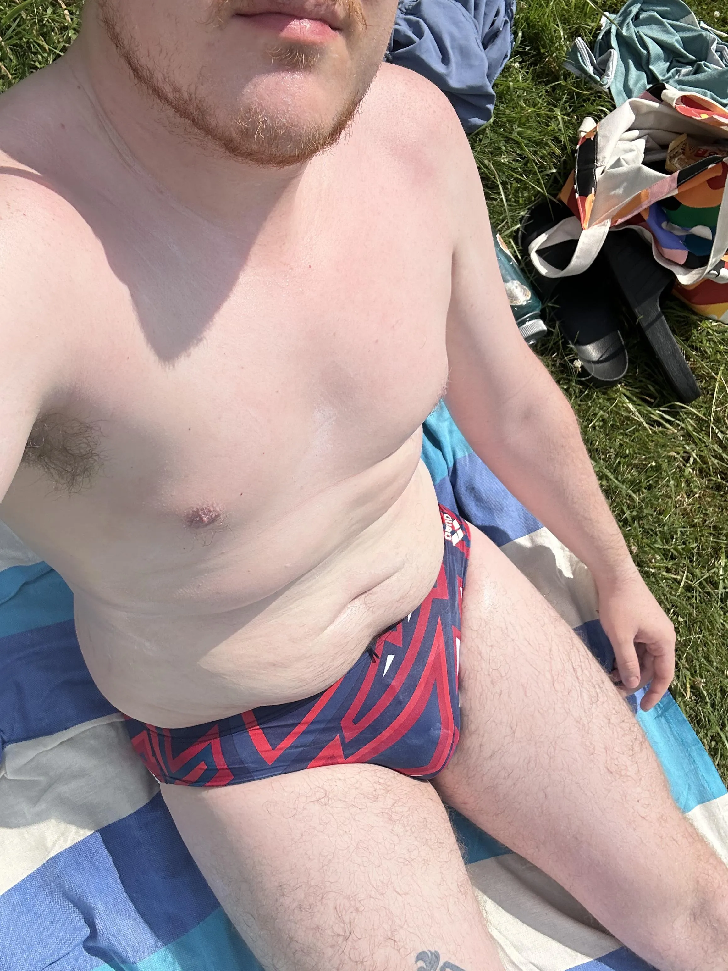 Finally enjoying the pool