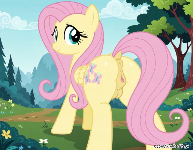 Fluttershy in Forest