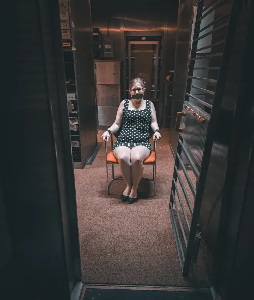 I'm sorry! Don't lock me in the vault!!