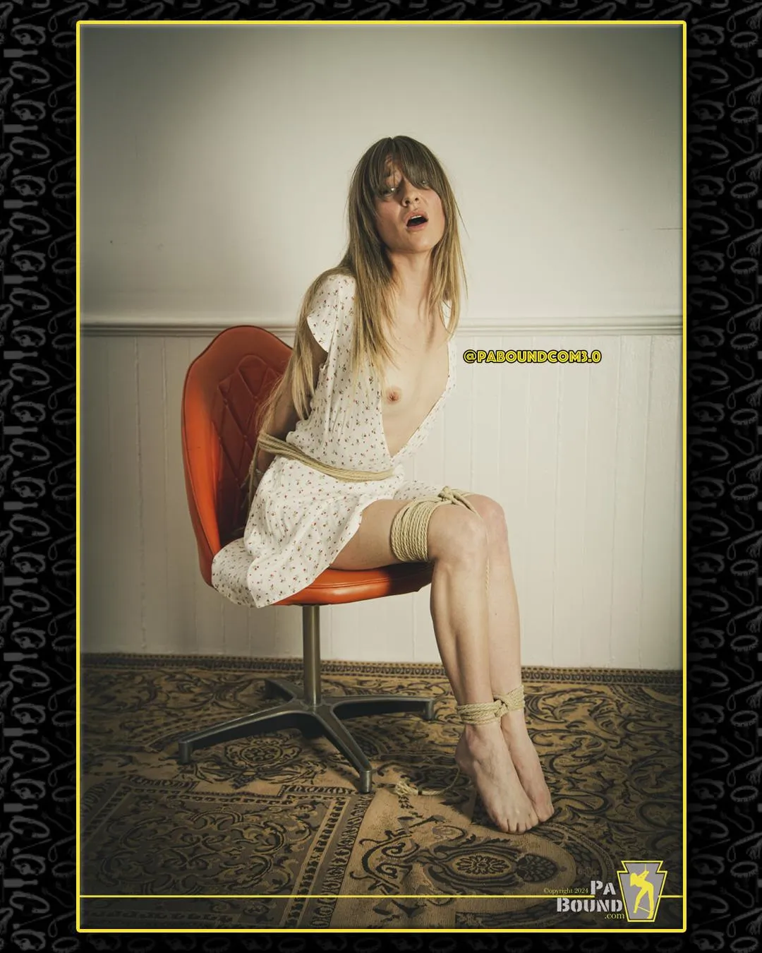 (OC): Isy Ray gagged, bound, and helplessly on display for you ;). What ideas do you have next for her?