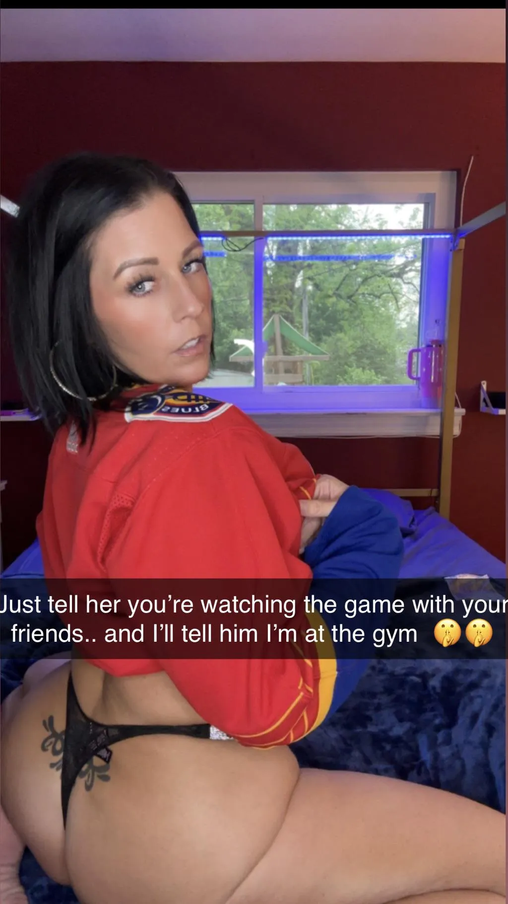 The real fun starts when we get caught