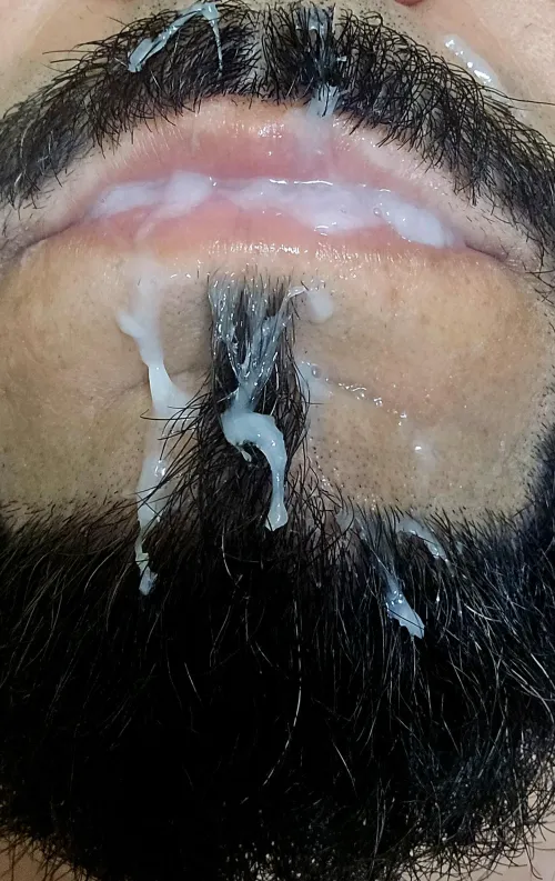 He nutted on my mouth