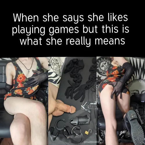 I like to play games ;)