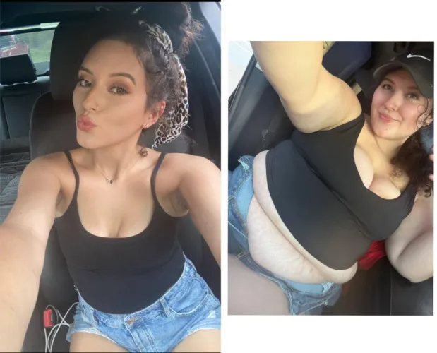 I take up the entire seat now