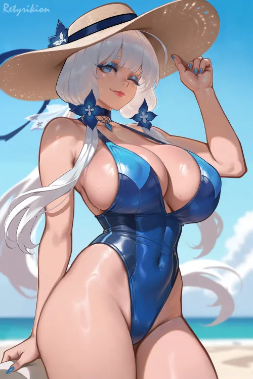 Illustrious on the Beach (Azur Lane)