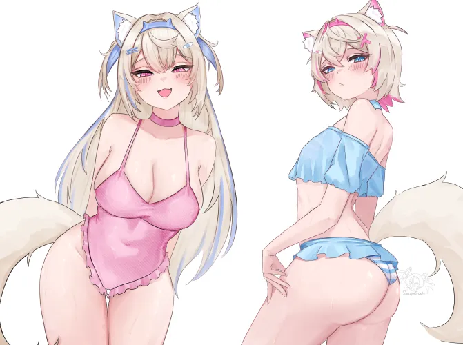 Hot Dogs FuwaMoco [Hololive]