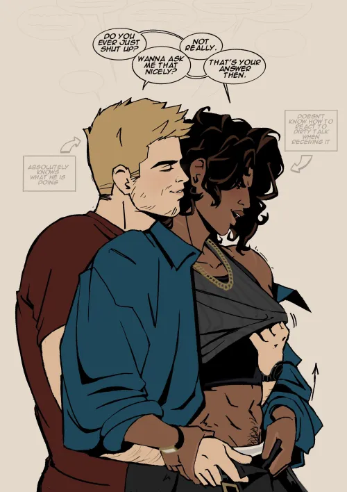 Just some Kiran/Wren and dirty talking