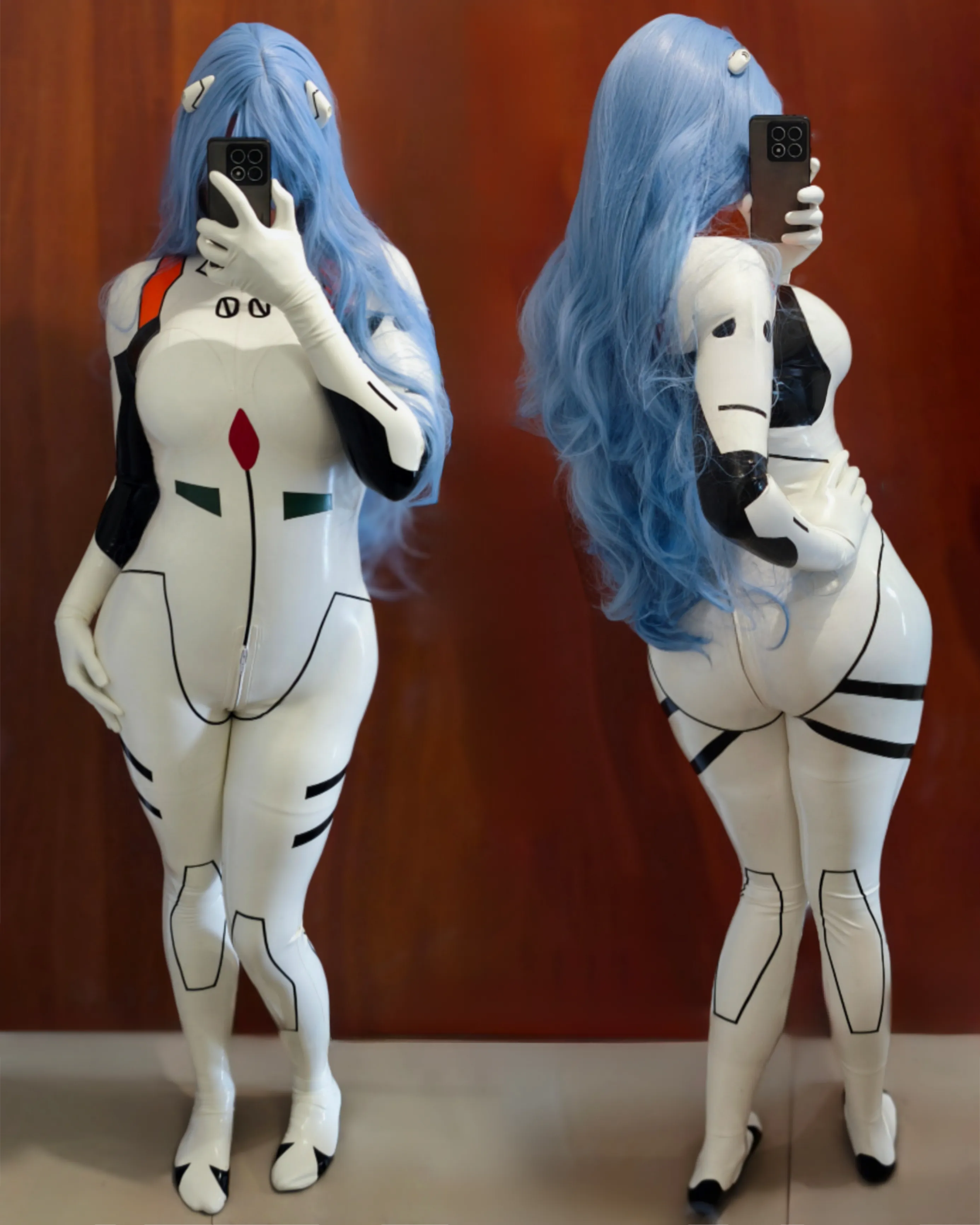 Latex Rei Ayanami Cosplay [ne0nixx]