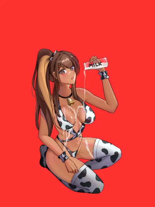 Sexy bimbo cow girl 🐮 🥛