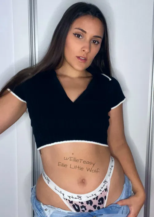 Watching you imagine every inch of my barely‑there thong