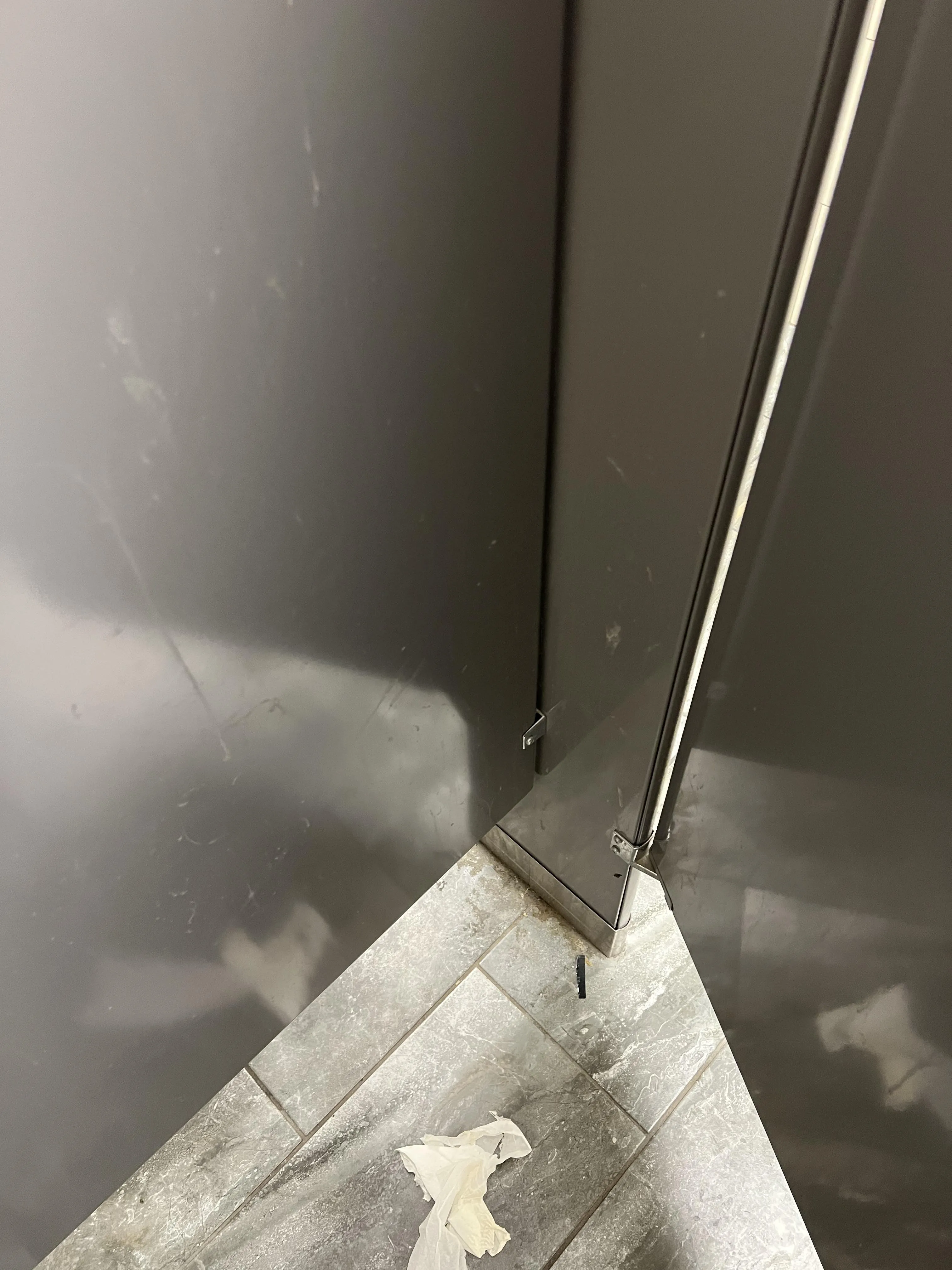 Bathroom at a truckstop