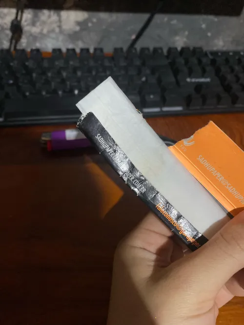 Digam coisas piores do que molhar a seda na sesh