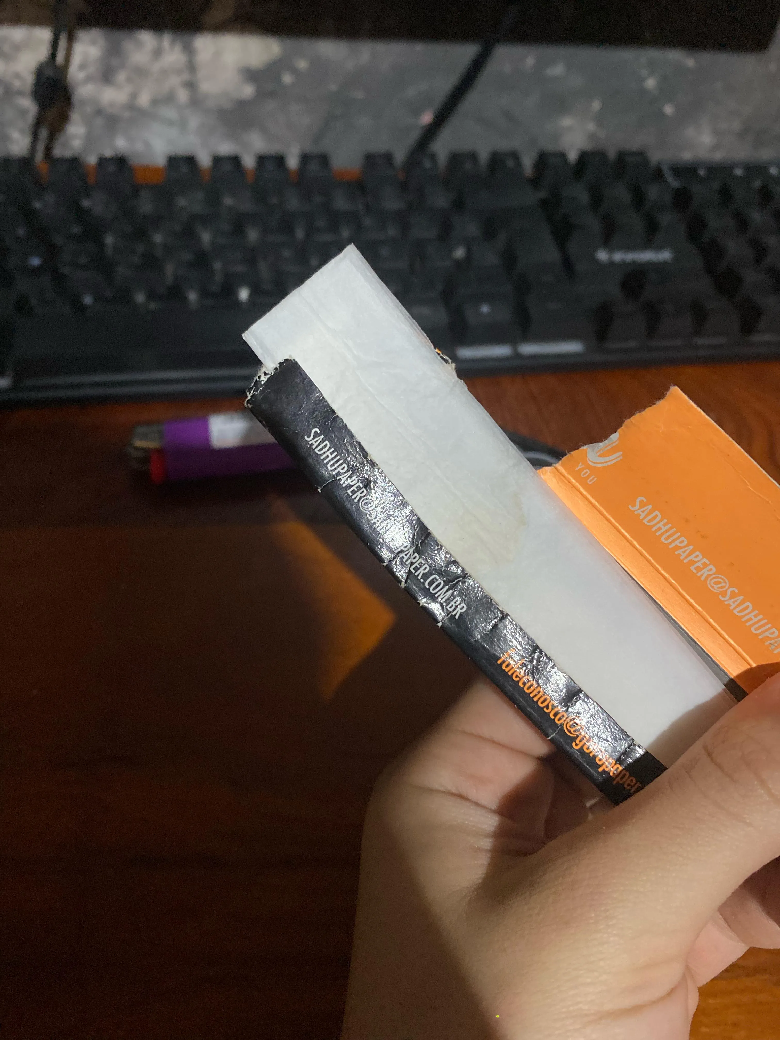 Digam coisas piores do que molhar a seda na sesh