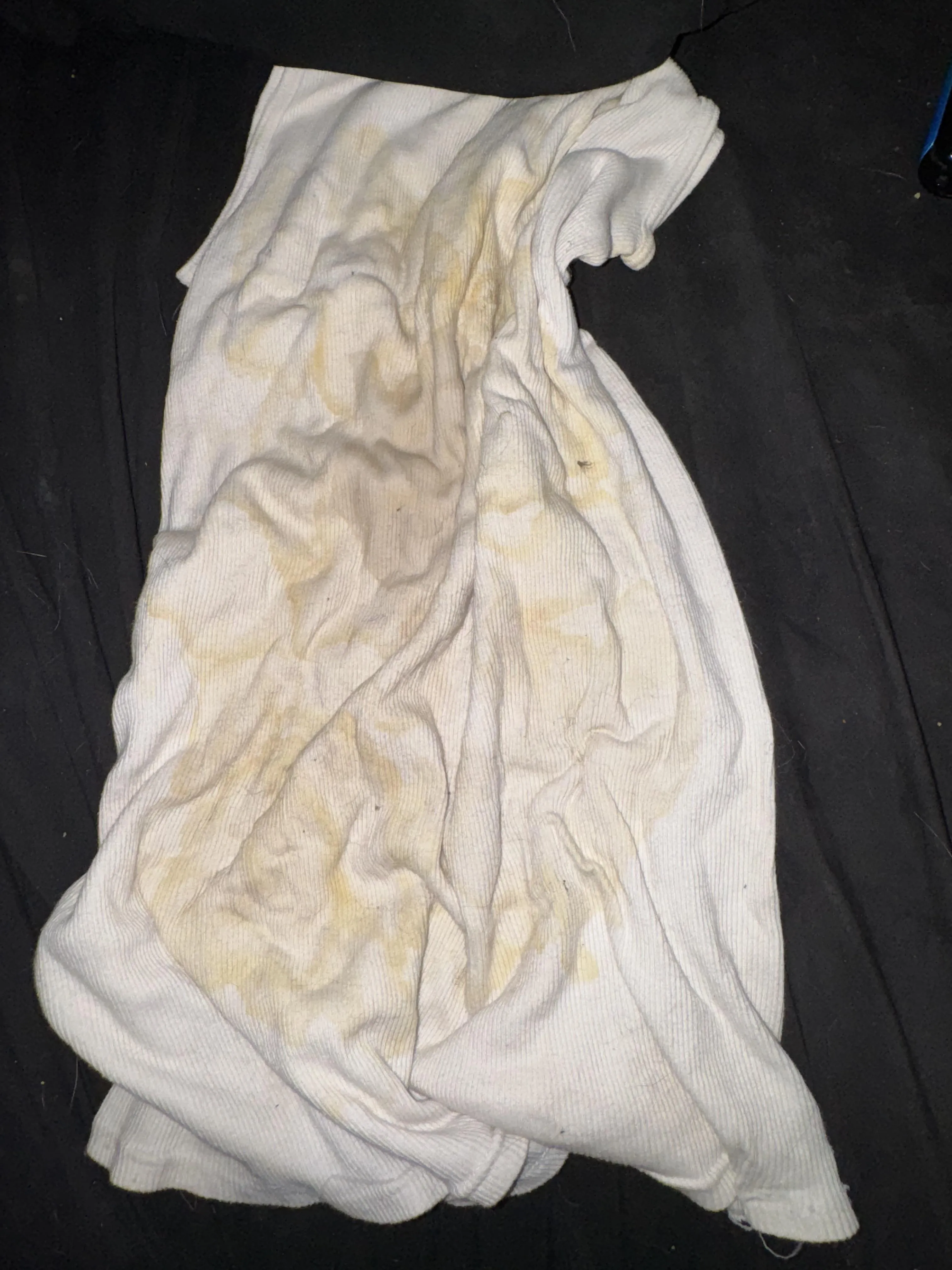 Hanging with my straight crush and found his cum rag!!!