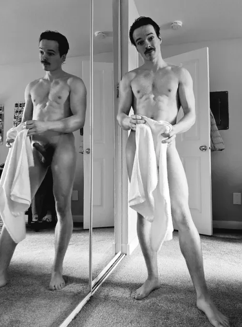 Happy Monochrome Monday! (Throwback to the mustache)