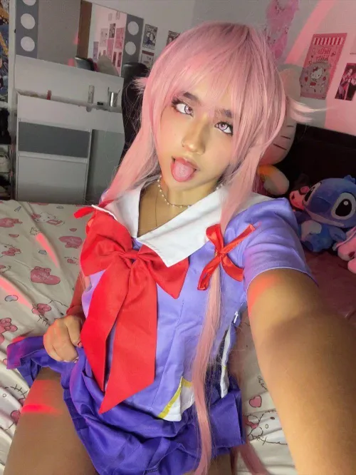 @itslittlelily as yuno gasai (mirai nikki)