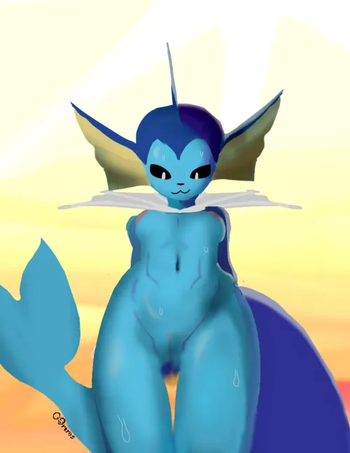 Sunny day Vaporeon (by me)