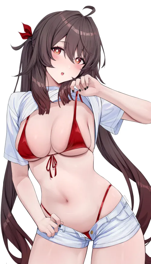 A slightly older Hu Tao