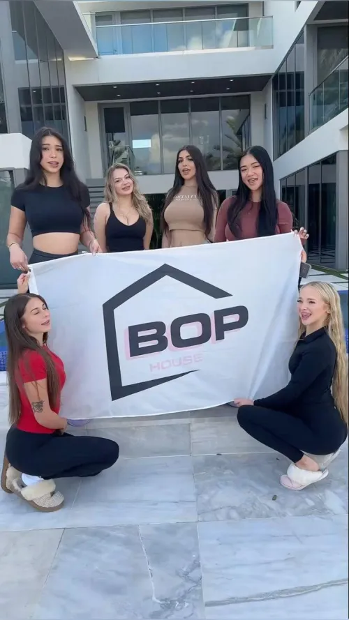 I'd love to be a member of the Bop House! Who wouldn't want to be a gorgeous Instagram model, desired by millions of men, who gets paid lavishly to travel all over the world, take pictures, and look pretty while doing so?