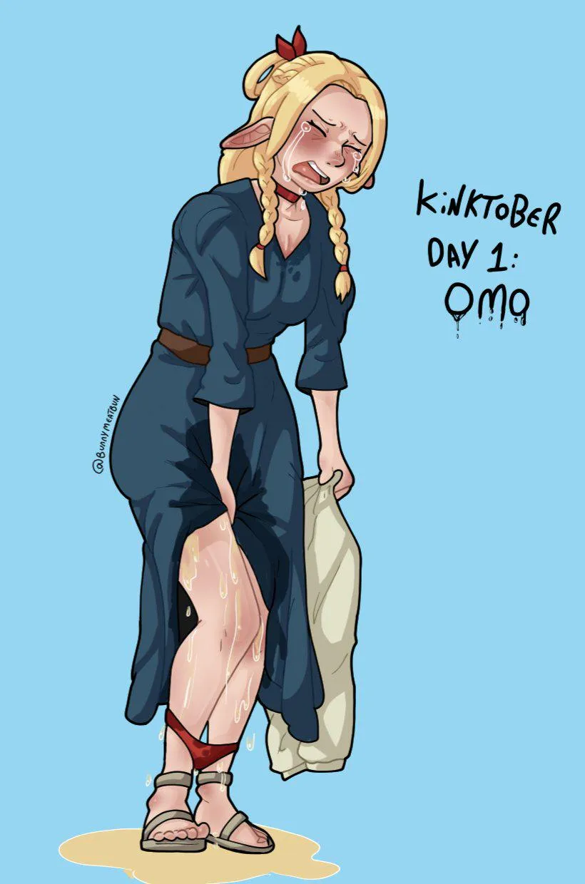 Marcille couldn't hold it any longer. [Dungeon Meshi] (bunnymeatbun)