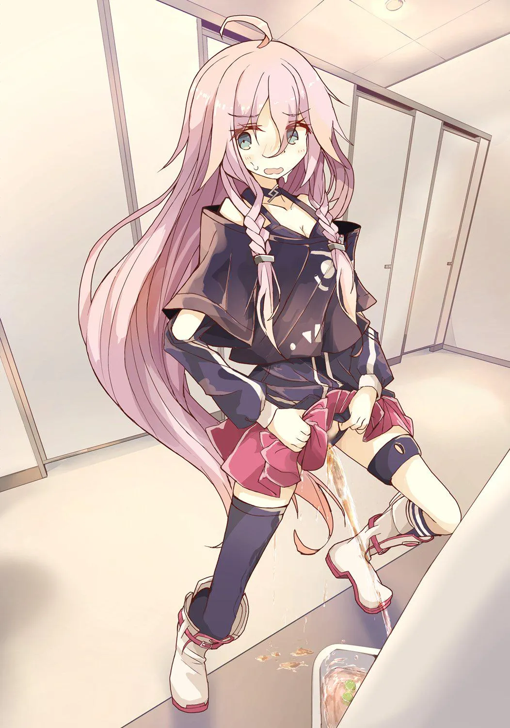 Please, no one come in. Please no one see the mess I'm making...