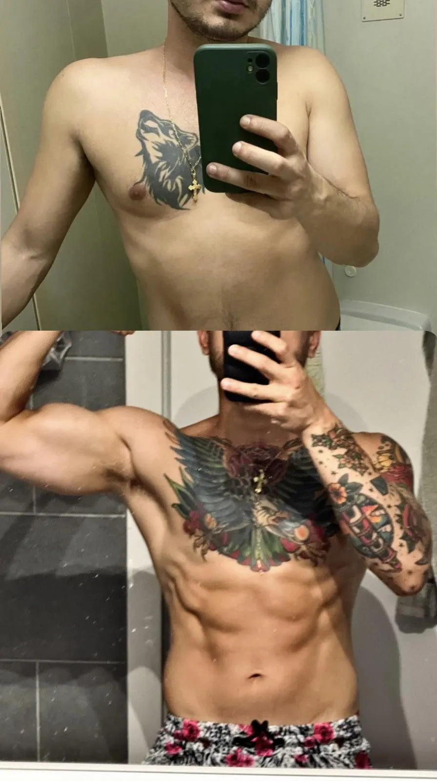 2 years working out consistently. trying to have a clean bulk in the next couple of months
