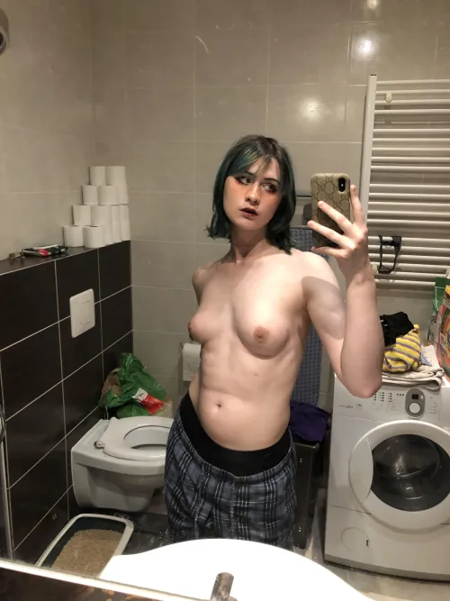 a bit over a year on hrt, still growing