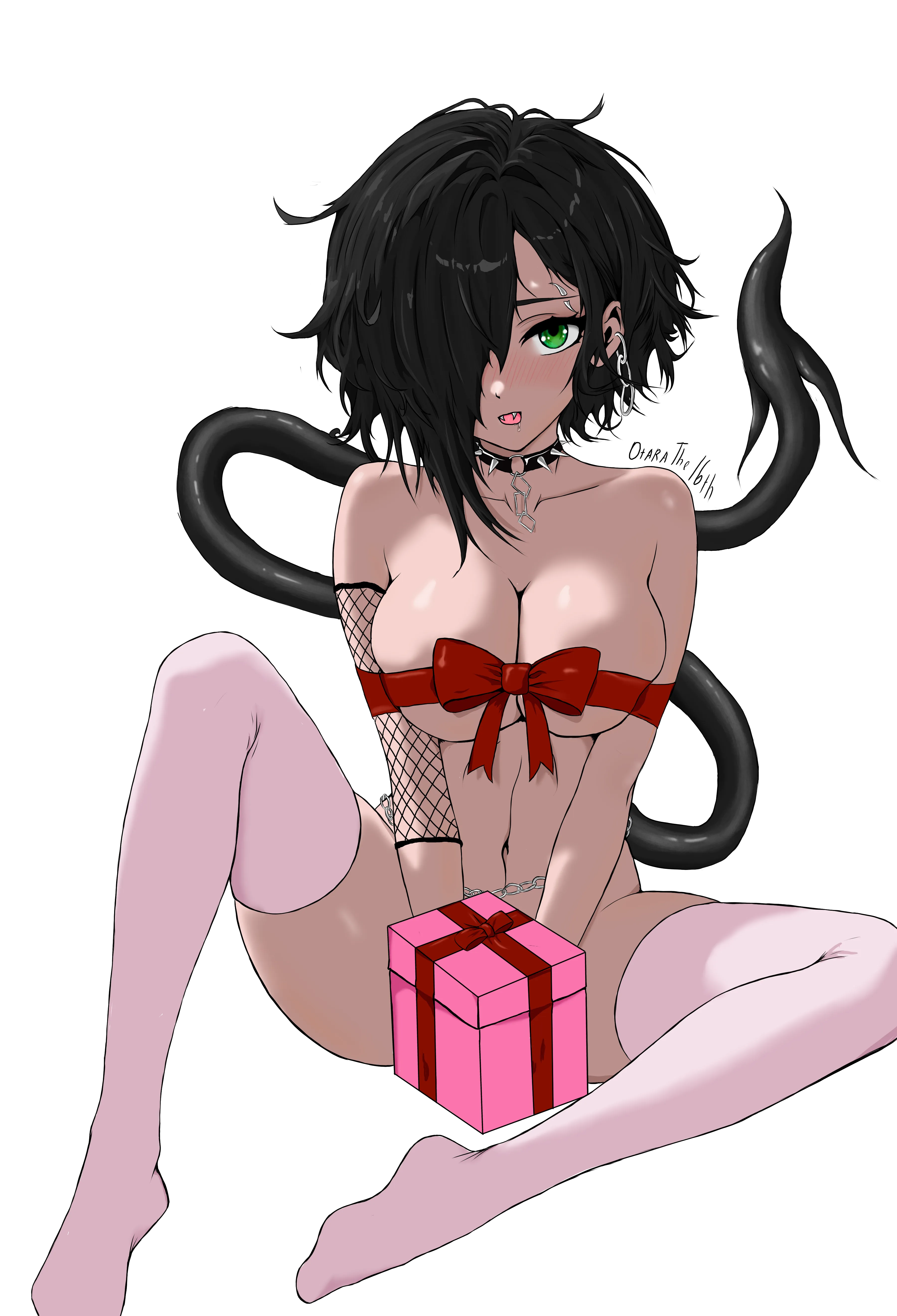 Airy in ribbons. What do you think about my art/her? [Otarathe16th] (OC)