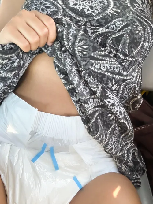 Diapered Car Ride✨