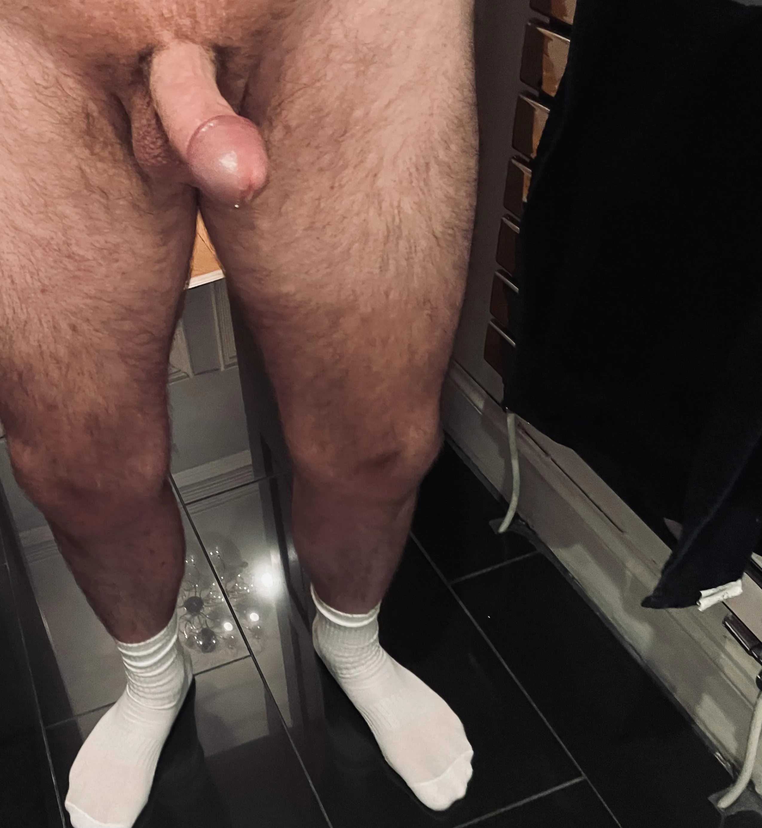 Does my shiny cock head look good?
