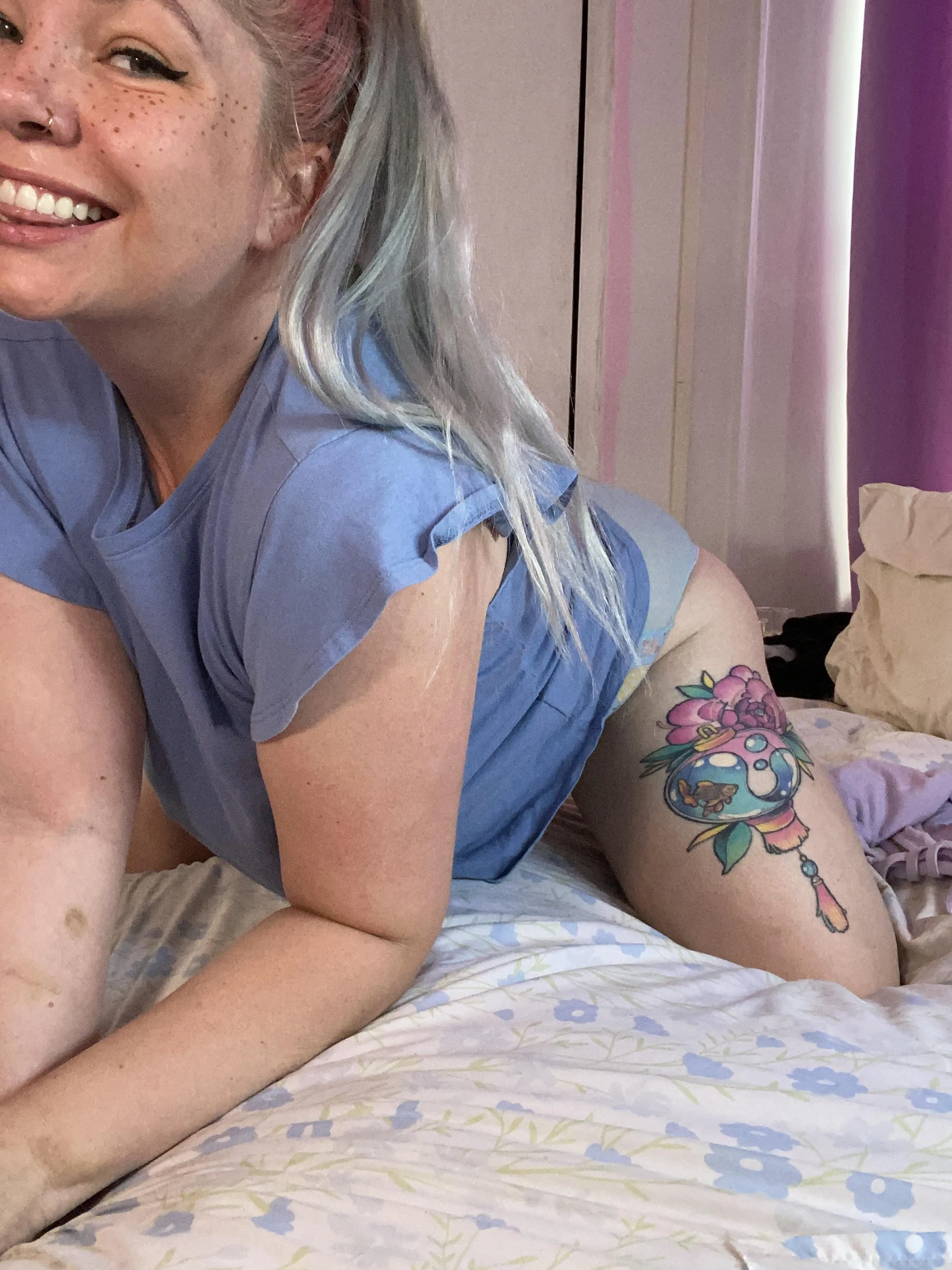 Felt extra bratty in my little for big panties today