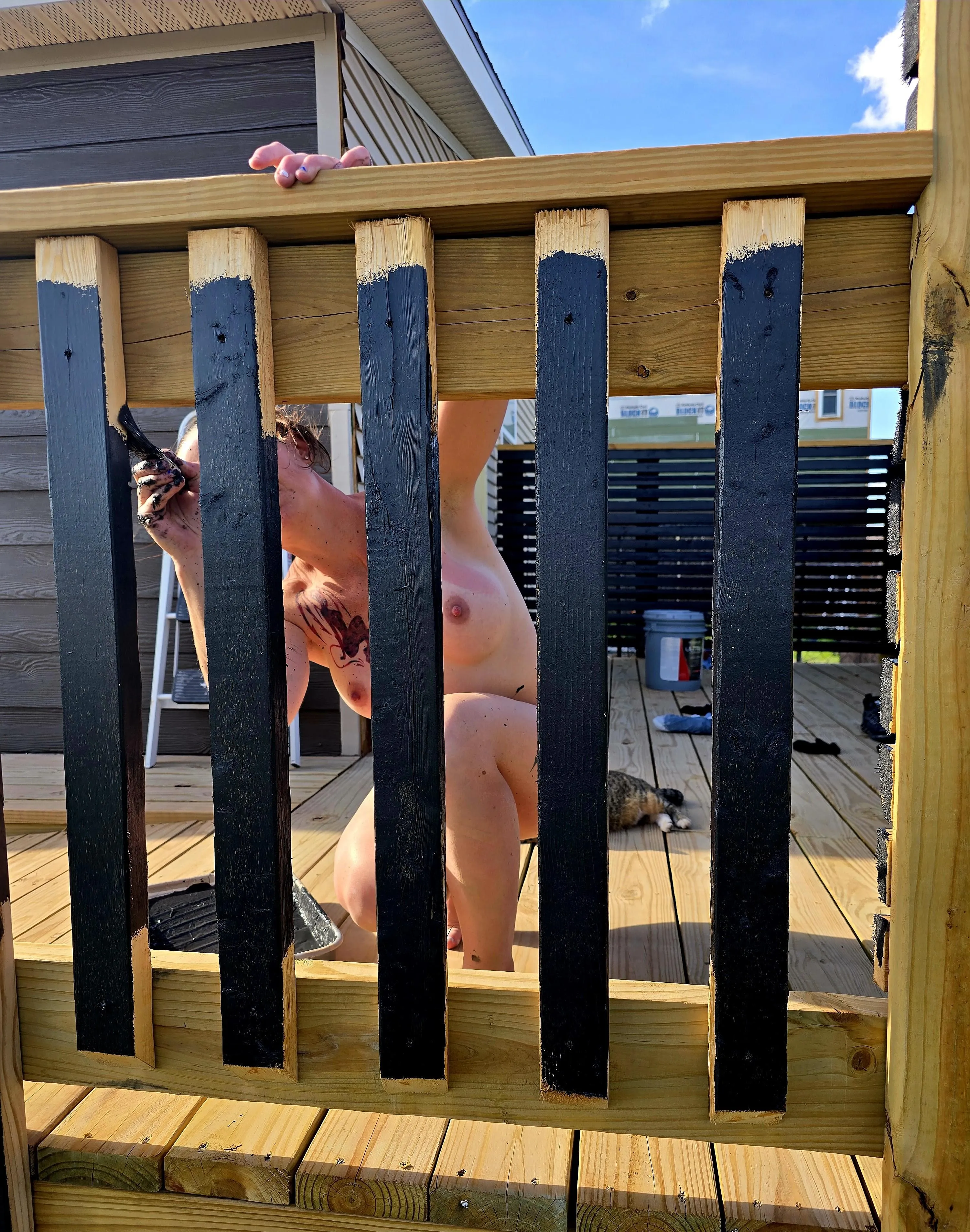 Getting some painting done