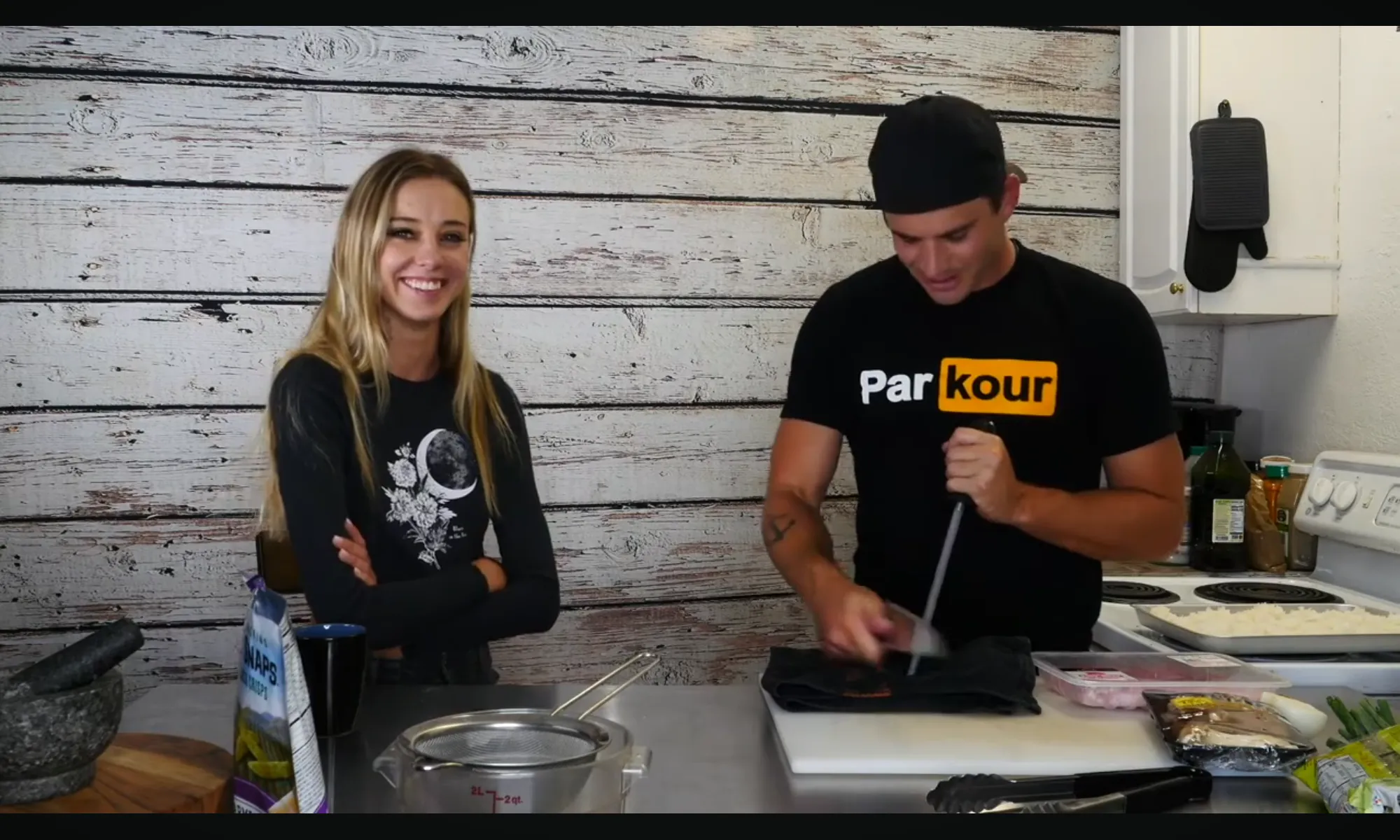 Haley on Cooking with Nathan.