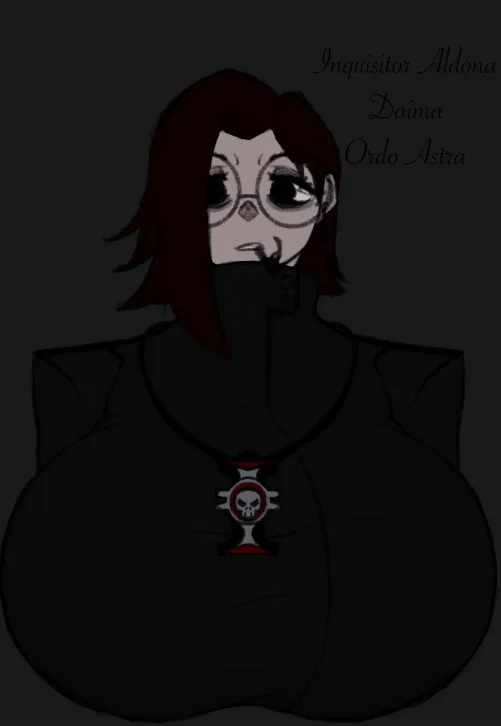 Haven't drawn anything 40k related in a while. So here's my Inquisitor OC Aldona