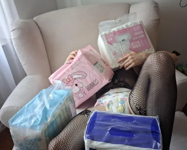 I got blessed with a lot of diapers ✨️