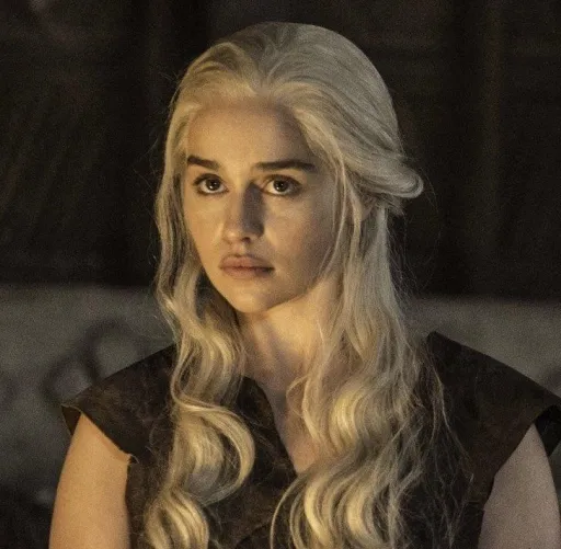 Literally wearing a potato sack and still the sexiest woman in the show