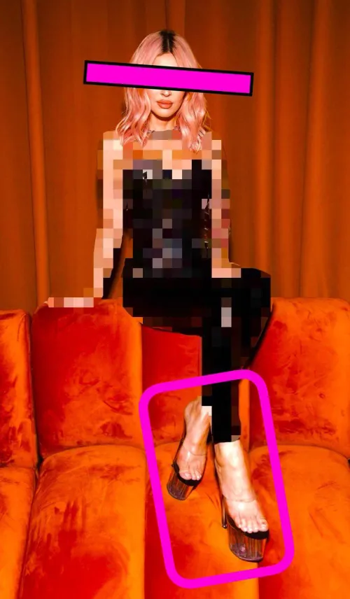 Megan Fox wants you to hurry up and cum for her feet so she can go meet up with a real man.