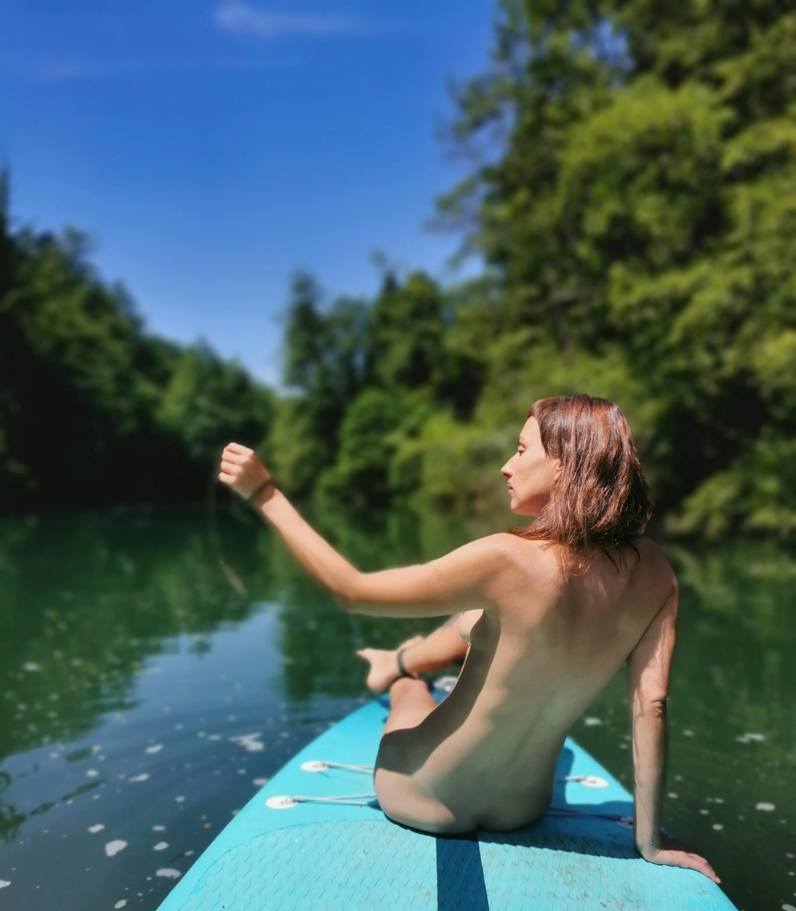 Passenger princess on the paddle board :)
