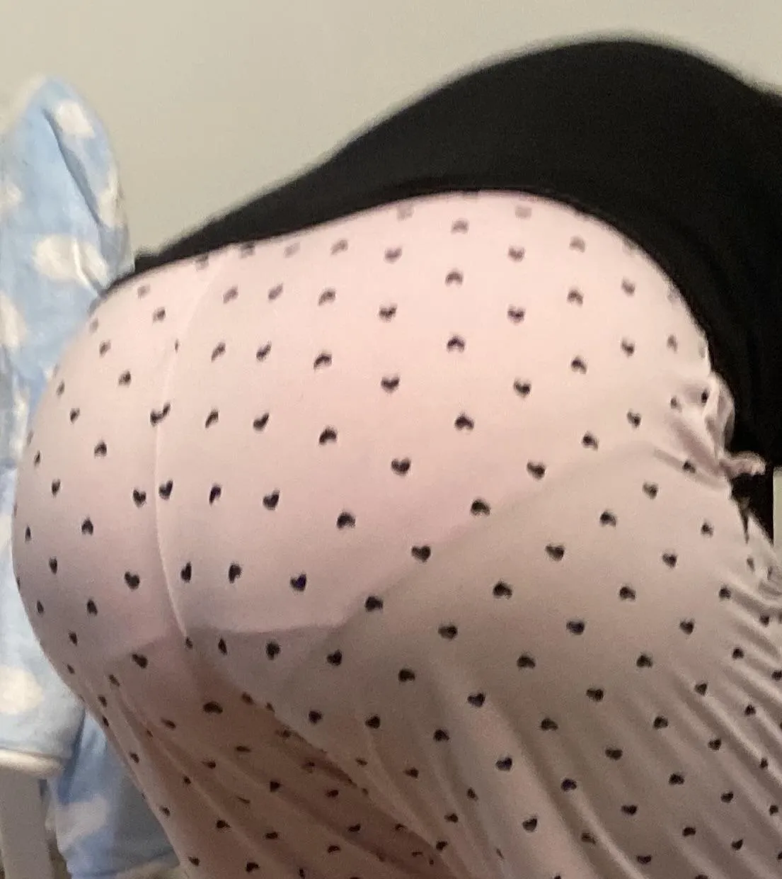 She knows when she bends we see her panties