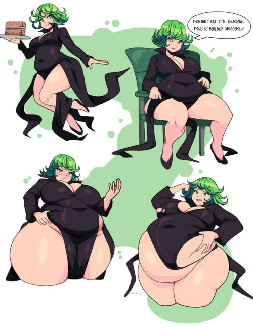 Tatsumaki Gains Soft Muscle (By Lun4ch4n)