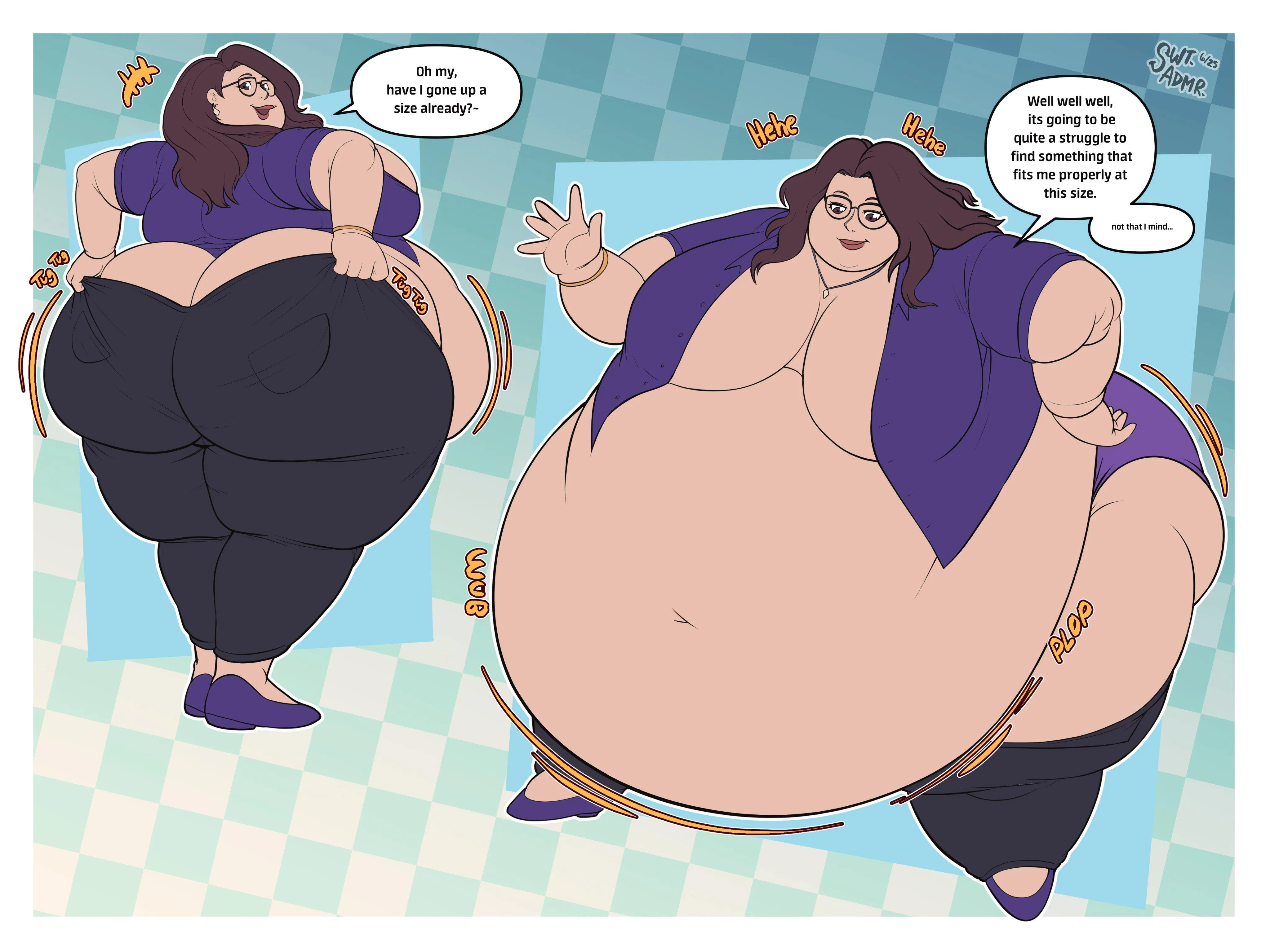 Tight Clothes (By SweetnessAdmirer)